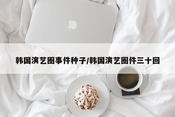 韩国演艺圈事件种子/韩国演艺圈件三十回